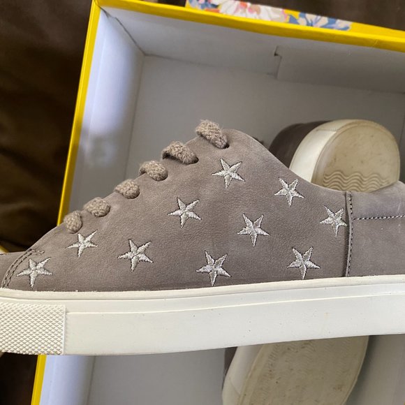 Joules Solena Luxe Gray Star Shoe US Size 5 - Picture 2 of 9